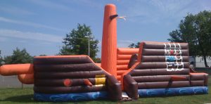 Inflatable Pirate Ship | Themed Pirate Obstacle Course NJ, PA, DE, NY