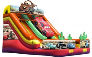 Cars Slide | Water Slides for Rent NJ, PA, MD