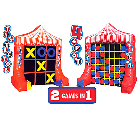 Inflatable Tic-Tac-Toe and Connect Four